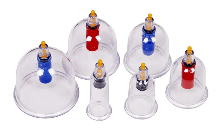 

6 шт., терапевтическое вакуумное устройство для массажа тела, утолщение, медицинский массаж, релаксация, облегчение боли, китайский традиционный магнит