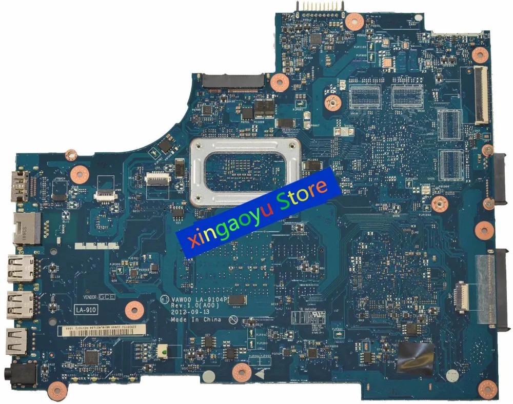 LA-9104P For Dell For Inspiron 15-3521 5521 Laptop Motherboard 2127U 1.9Ghz CPU VAW00 0VAW00 CN--0VAW00 100% Test OK