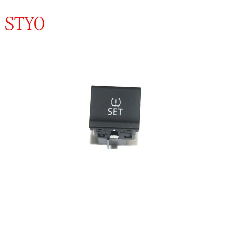 STYO Car Tyre Pressure Warning Switch SET Button TPMS with wires for 2014-2017 VW POLO 6RD 927 121