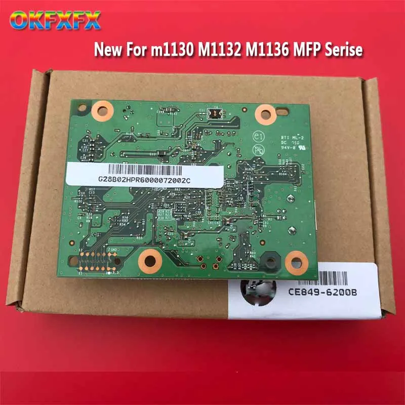 Placa base para impresora hp, CE831-60001 de CZ172-60001, nueva, M1132, M1132NFP 1132, M1130, M125A, M125, 125A, M1212NF, M1212