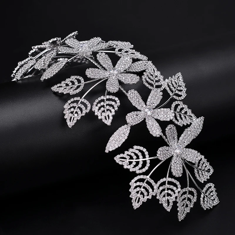 Wedding Hair Accessories HADIYANA New Fashion Leaves And Flowers Design Elegant For Women High Quality BC4731 Accesorios Mujer