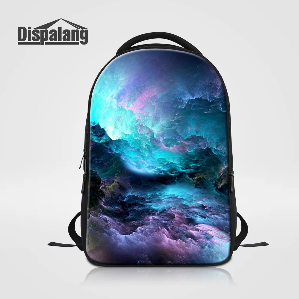 17 Inch Larger Men Laptop Backpack Notebook Computer School Bag For College Students Universe Space Print Ipad Schoolbag Bookbag