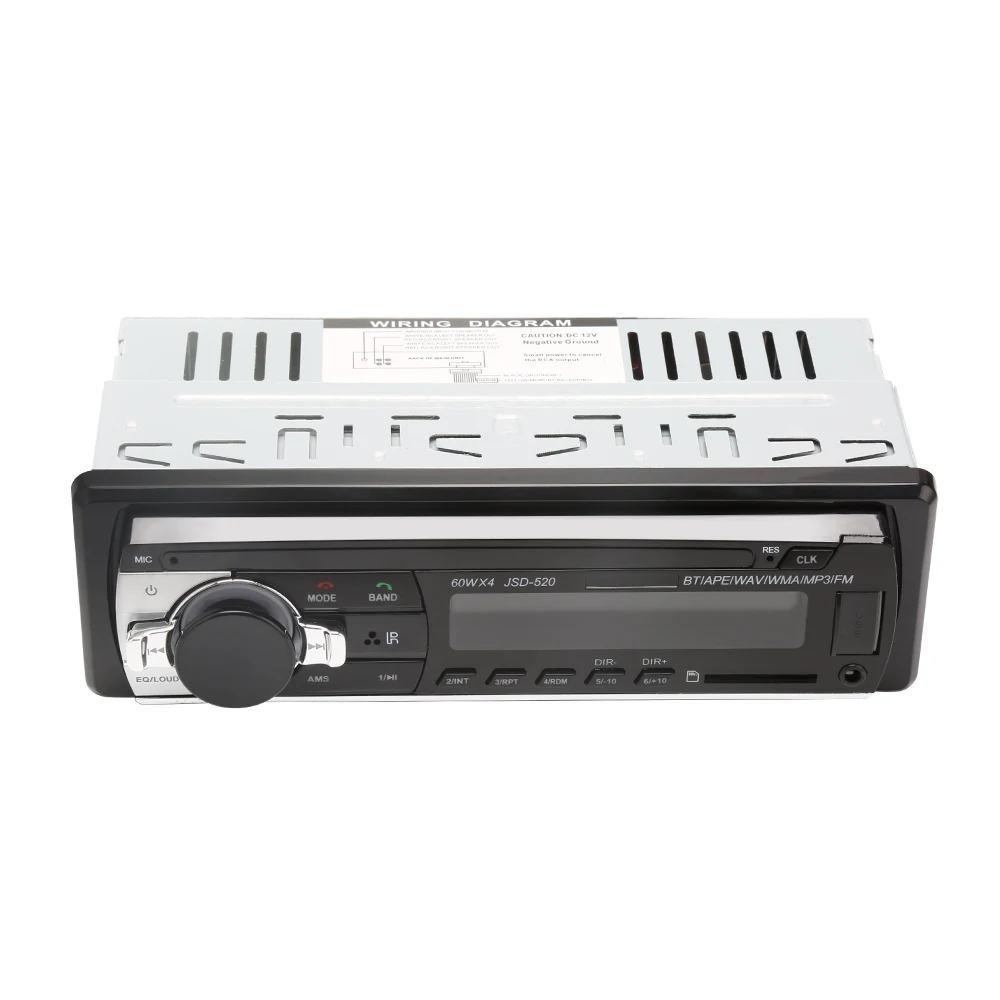 Auto radio JSD520 Car Radio Stereo Player Digital Bluetooth MP3 60Wx4 FM Audio with In Dash AUX Input