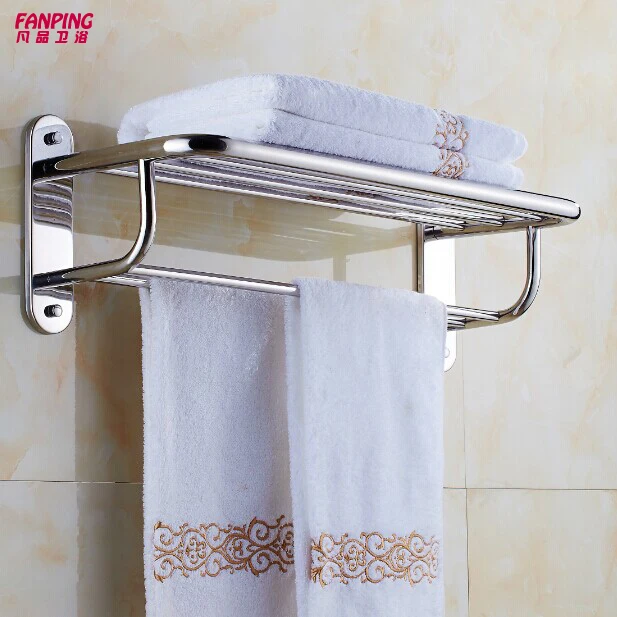 Chungang 304 stainless steel bathroom towel rack bathroom shelf activities Hotel project dedicated