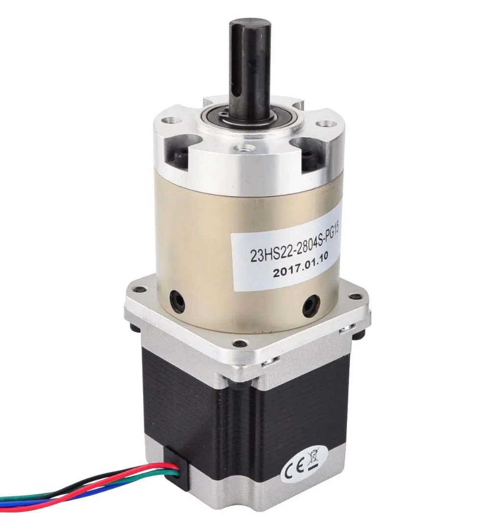 15:1 Planetary Gearbox Nema 23 Stepper Motor 2.8A for DIY CNC Mill Lathe Router