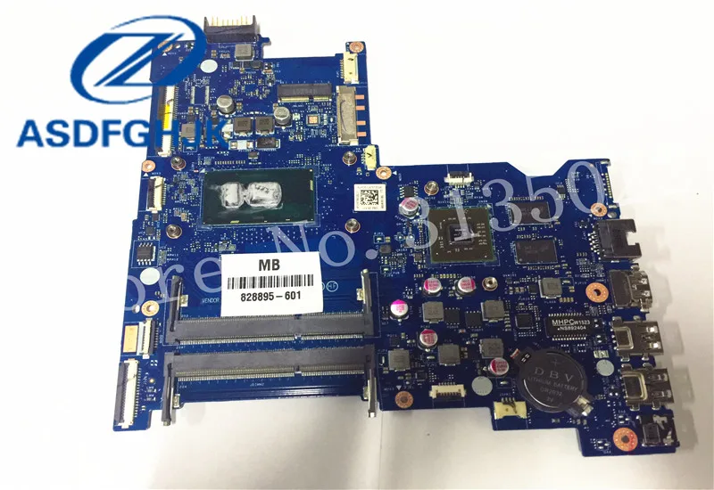 Laptop Motherboard for HP 15-AC  ASL50 LA-C921P DDR3L SR2EY I5-6200U Non-integrated 100% Test Ok