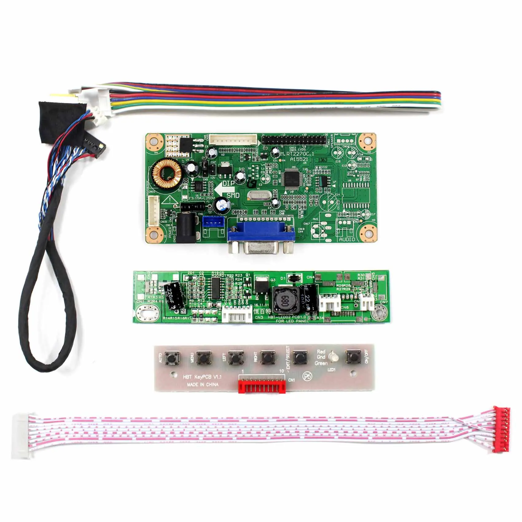 VGA LCD CONTROLLER BOARD สำหรับ 9.7 นิ้ว 1024x768 AB0970003 LTN097XL01-A01 หน้าจอ LCD