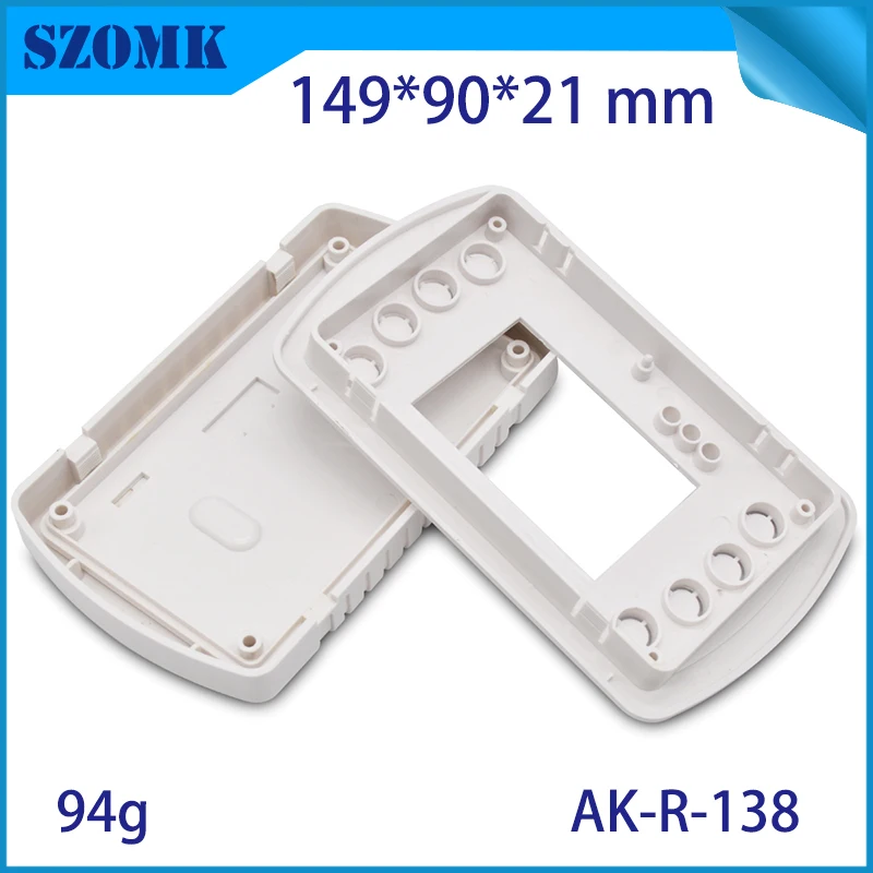 1Piece 149*90*21mm white plastic enclosure for LCD display szomk abs enclosure for PCB circult board plastic swith box