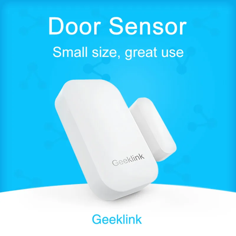 Geeklink Door Sensor Detect Windows Door open/Close Wifi 433mhz RF Remote Real-time Feedback to Thinker Control Via Ios Android