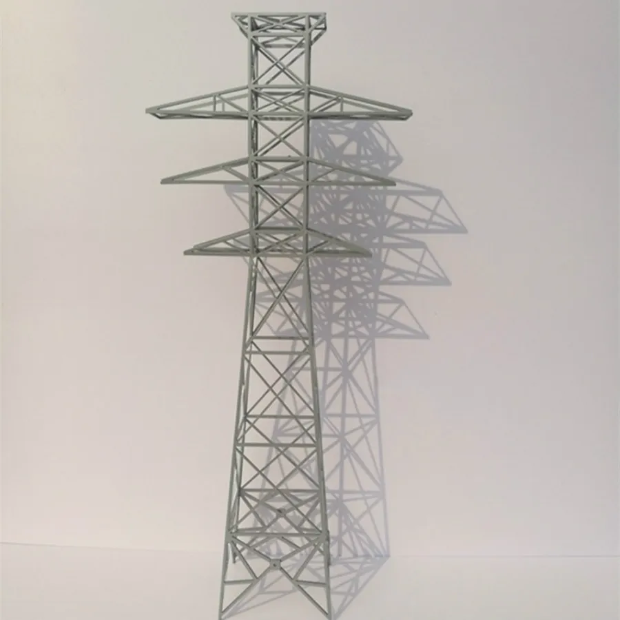 30cm Sand Tray Model Material Scene High Voltage Electric Tower Transmission Tower Model Finished Product