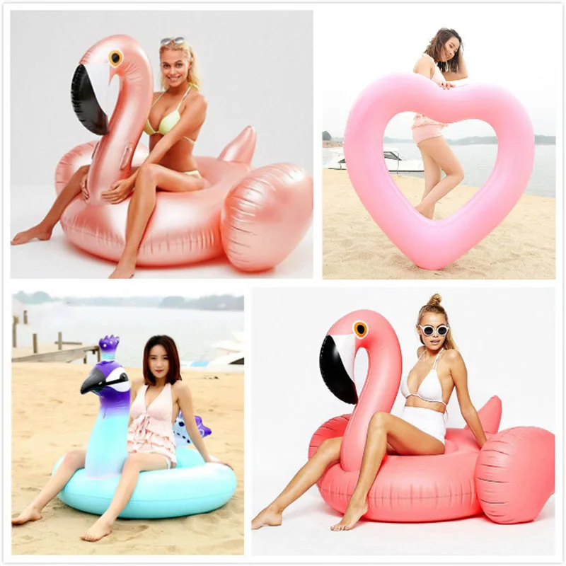 

Giant Swan Watermelon Floats Pineapple Flamingo Swimming Ring Unicorn Inflatable Pool Float For Child&Adult Water Toys