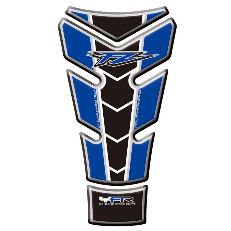 3D Motorcycle Tank Pad Protector Sticker Tank Decal Fishbone Protective Decals For Yamaha FZ6 Fazer 600 2004 - 2009 05 06 07 08