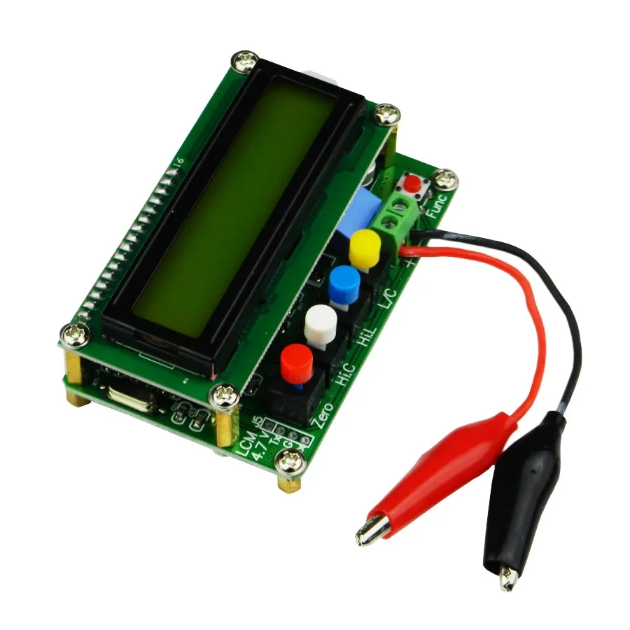 JUNTEK LC-100A Digital LCD Capacitance Inductance Meter LC Meter 1pF-100mF 1uH-100H