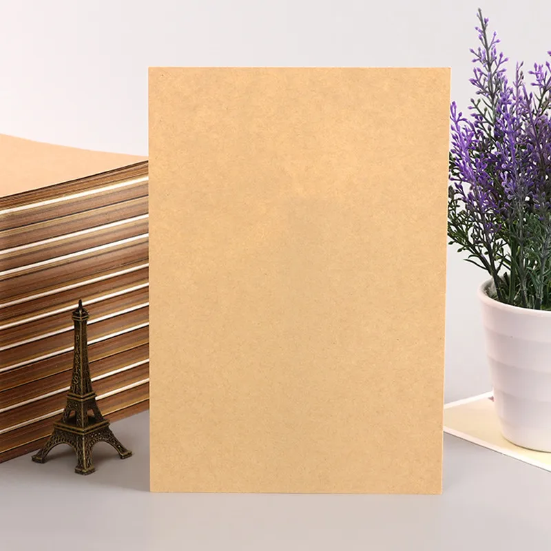 70-200gsm 20pcs High Quality A3 Brown Kraft Paper DIY Handmake Card Making Craft Paper DIY Thick Paperboard Cardboard