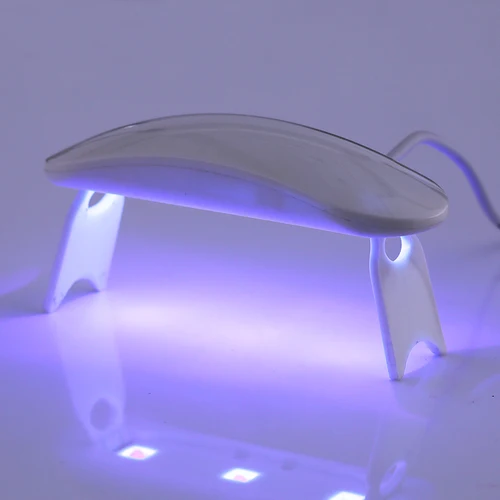 Imagen 2 del producto Lámpara secadora de uñas portátil, luz LED UV para uñas para curado de todo el esmalte de Gel, máquina de manicura de secado rápido recargable por USB, herramientas de decoración de uñas