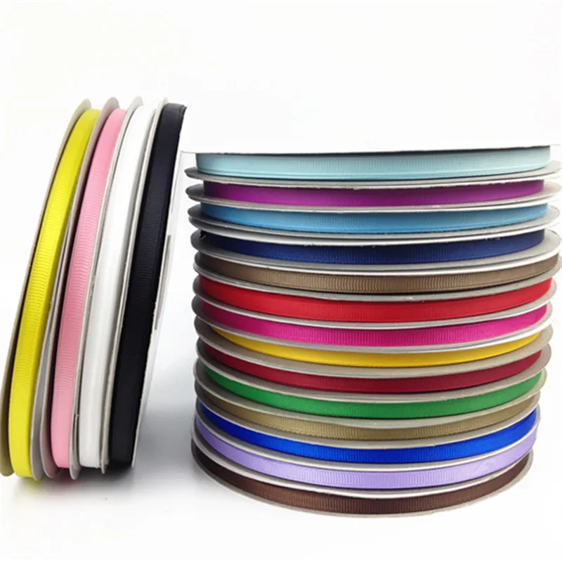 91meters/roll  2cm Colorful Rib Belt Ribbon Grosgrain Ribbon Packing Tape For Handmade Jewelry DIY Hair Bow & Sewing Accessories