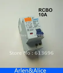 DPNL 1P+N 10A 230V~ 50HZ/60HZ Residual current Circuit breaker with over current and Leakage protection RCBO