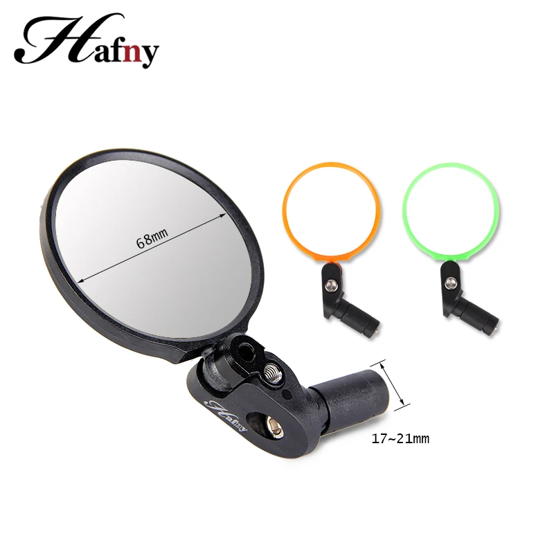 Handlebar End Bike Mirror Steel Lens Cycling Mirror Back Review Mirror For Bicycle Mountain Road Bike Mirror Bicycle Accessories