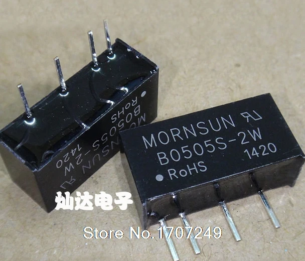 

Free shipping 10PCS New original B0505S-2WR2 B0505S-2W B0505S Mornsun DC-DC isolated power supply module 5V to 5V