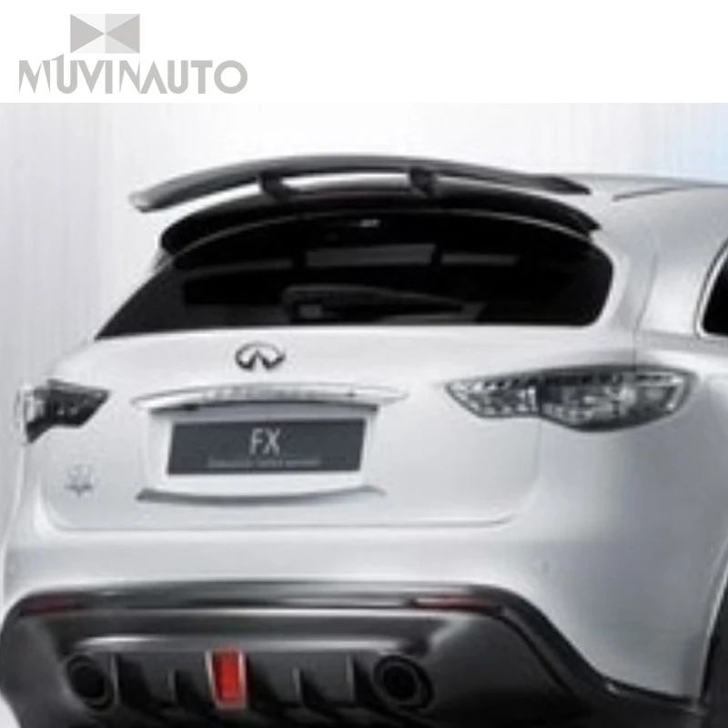 High Quality Carbon Fiber Material Automotive Accessories for Infiniti FX Carbon Fiber Spoiler Automobile Wing Spoiler