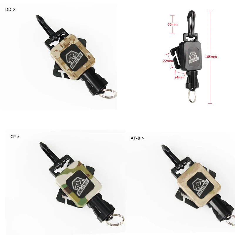 Hunting 4 Color Tactical Military Gear Retractor For Tactical Backpack Outdoor Hiking Camping Travel Kit GZ330081