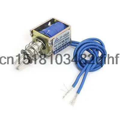 

JF0520 DC12V 300mA Pull Type 4N/10mm Open Frame Solenoid Electromagnet