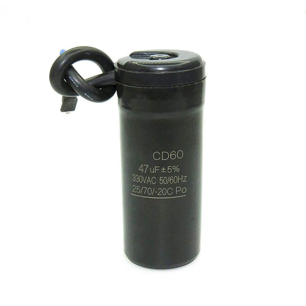 Motor Start Capacitor 330VAC CD60 50HZ 60Hz 47UF,64UF,75UF,80UF,88-108UF Refrigerator Freezer Compressor Starting Capacitor