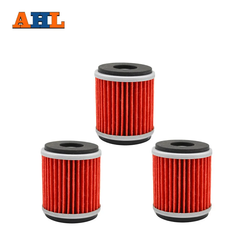 AHL-filtro de aceite de cartucho Powersports de alto rendimiento, accesorio para GAS EC250 EC 250 RACING/4T, 3 unidades