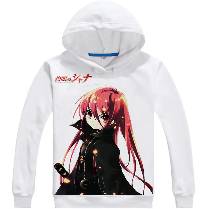 

Shakugan no Shana Hoodie Anime Burning-Eyed Shana Cosplay Cartoon Pullover Cute Sweatshirts Japanese Cartoon Fans