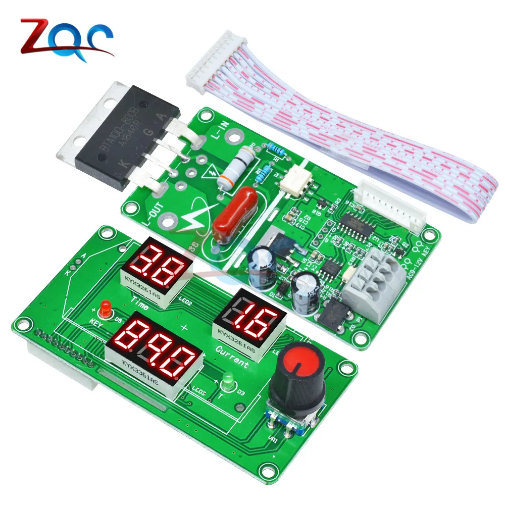 Spot Welder Controller 18650 Lithium-ion Battery Welder Controller Nickel-Plated Single Cells for DIY Battery Packs