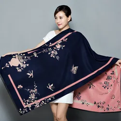 New Shawl Women's Thickening Warm Pashmina Cashmere Scarf Autumn winter Oversize Soft scarf Shawl Multipurpose Blanket