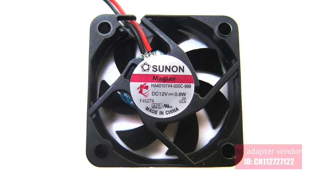 Ventilador con cable SUNON HA40101V4-000C-999 4010, 12V, 0,8 W, nuevo