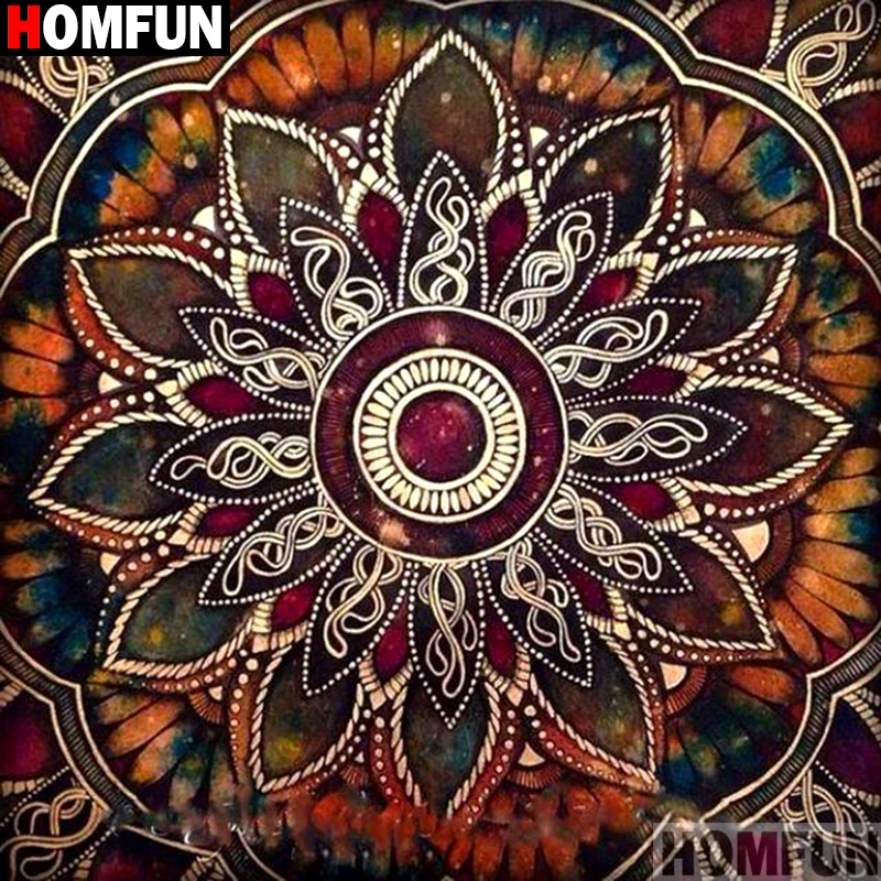 HOMFUN Full Square/Round Drill 5D DIY Diamond Painting 