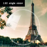 Prescripción óptica 1,61 lentes graduadas de resina UV asféricas HC TCM de visión única para miopía presbicia astigmatismo