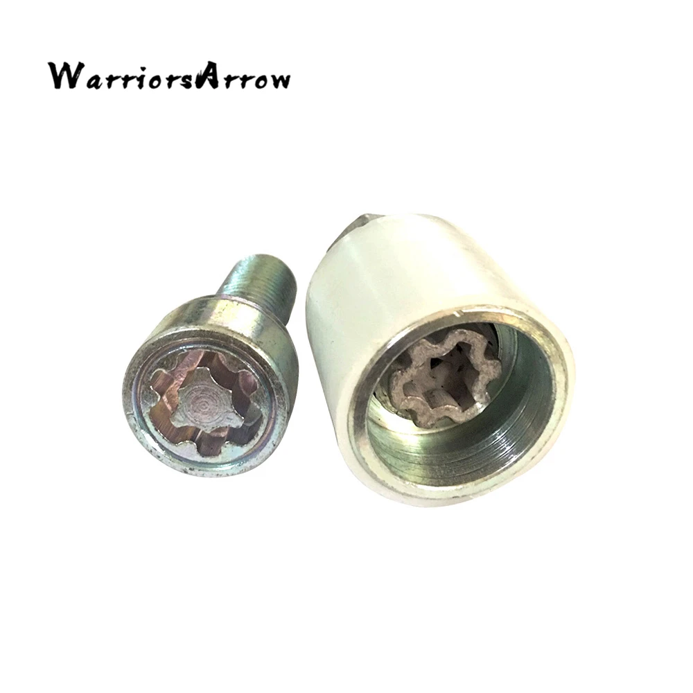 

WarriorsArrow x2 Wheel Lock Anti Theft Screw Lug Bolt & Key Tool Code Stamp "F" For AUDI A3 A4 A5 A6 A7 S5 S6 TT 4F0698139C 806