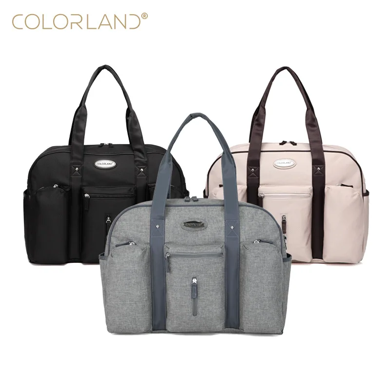 Colorland Baby Diaper Bag Organizer Fashion Mummy Maternity Bag Daddy Messenger Changing Nappy Bags Mom Mother Diaper Handbag