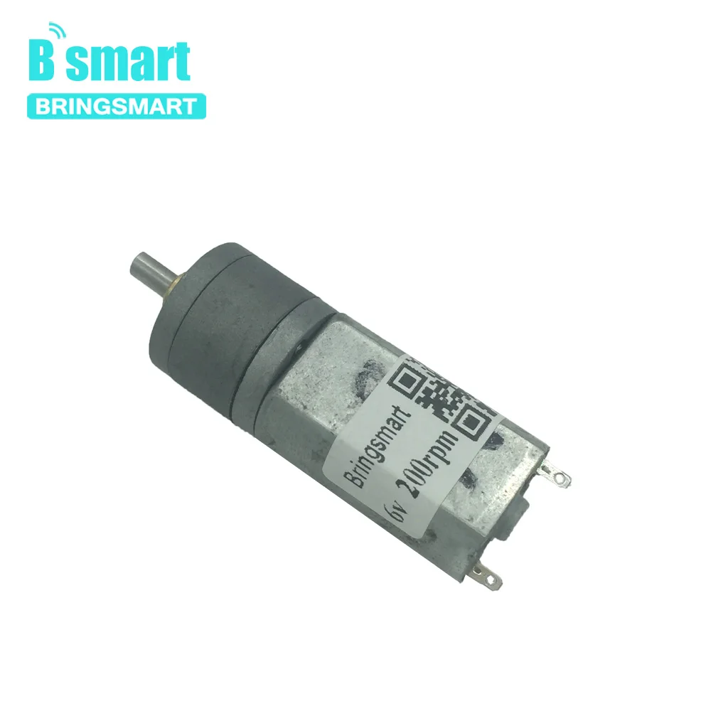 Bringsmrt JGA20-180 Reduction Motor Low Noise 12V Gearbox Electric Reversed Motor Robot High Torque Low Speed 6v Gear Motor