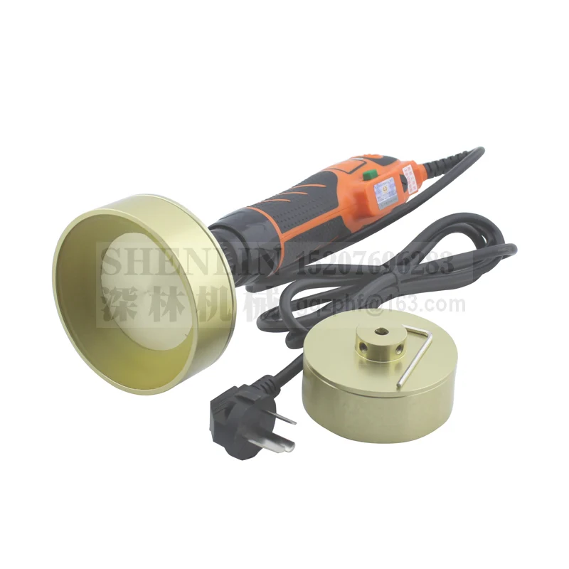SHENLIN-máquina de tapado de botellas, herramienta de tapado manual de 50-70mm, máquina de tapado eléctrico con portabrocas dorado de 110V y 220V