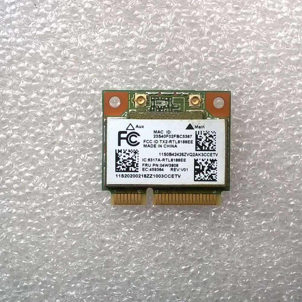 

RTL8188EE 802.11bgn Wi-Fi адаптер для Lenovo b5400 m5400 серии, FRU 20200218 20200441