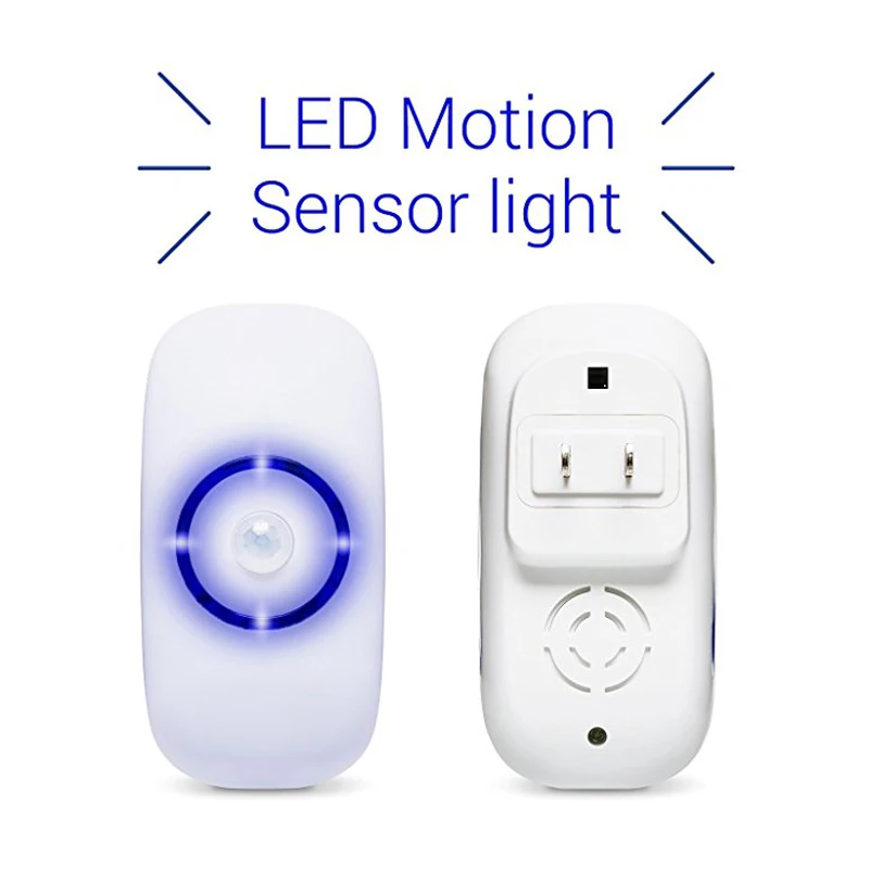 Night Light LED Motion Sensor Plug-in, Instantly Activated Safety Light for the Stairs, Closet, Bathroom, Baby Room