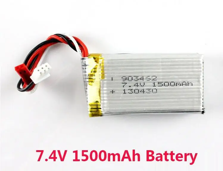 7.4V 1500mAh Battery for WLtoys V913 RC Helicopter Spare Parts Accessories V913-25