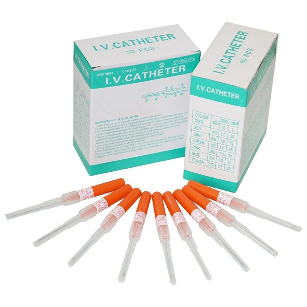 

Professional Surgical Steel I.V. Catheter Cannula Body Piercing Sterile Needles 14G 16G 18G 20G 22G Supply