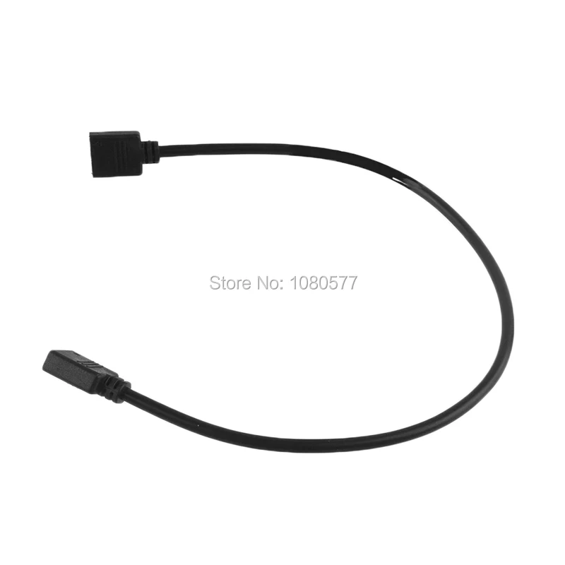 5-20pcs 4Pin Extension Wire Cable Cord Connector White / Black 30cm 50cm 1m 2m 2.5m 3m 5m 3528 5050 RGB LED Strip Connecotr