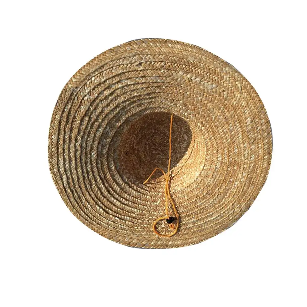 Retro Chinese Bamboo Rattan Fisherman Handmade Hat Straw Hat Bucket Rain Tourism Cap Dance Fishing Cone Hat Sunshade