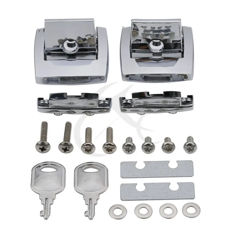 Motorcycle Tour Pack Latch Cover kits For Harley Touring Ultra Electra Glide Road King 1988-2013 2012