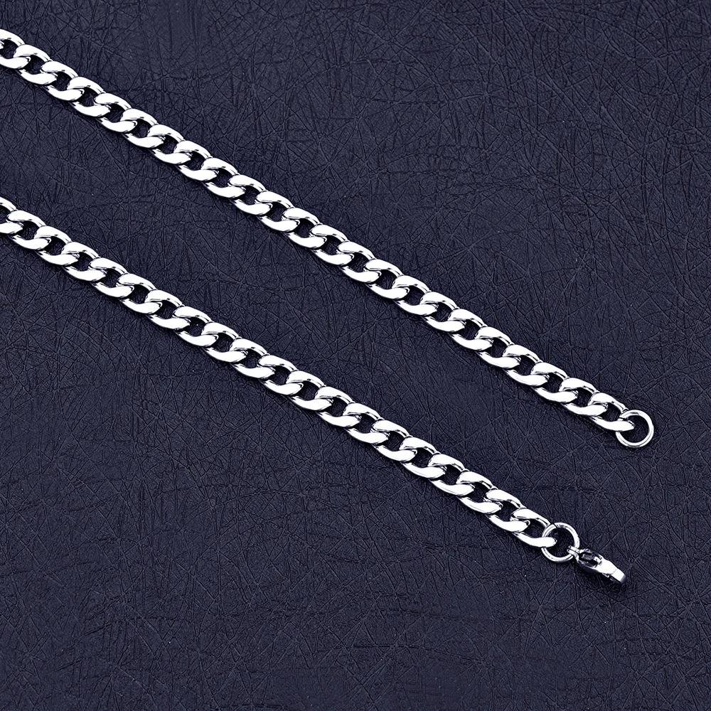 Low price 6MM stainless steel NK Figaro chain necklace Fashion men\'s party jewelry Length 16-28inches Top Quality drop shipping