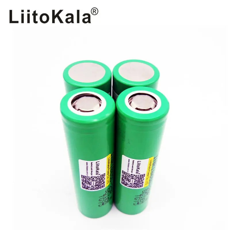 Nowy oryginalny akumulator LiitoKala 18650 25R M INR1865025R 20A rozładowania baterii litowych, 2500mAh akumulator