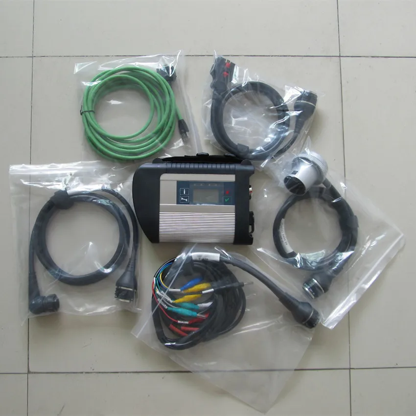 

DOIP Mb Star C4 Sd Connect Высококачественный мультиплексор с пятью кабелями Поддержка Wi-Fi Диагностический инструмент 2-летняя гарантия