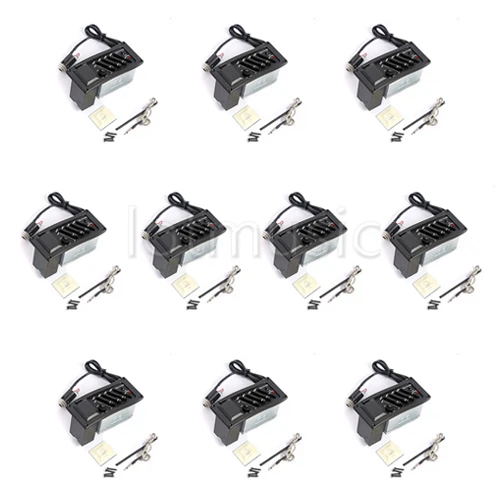 

10 Sets Acoustic Guitar EQ 7545R Piezo Pickup New Preamp System Guitar Parts Accessories