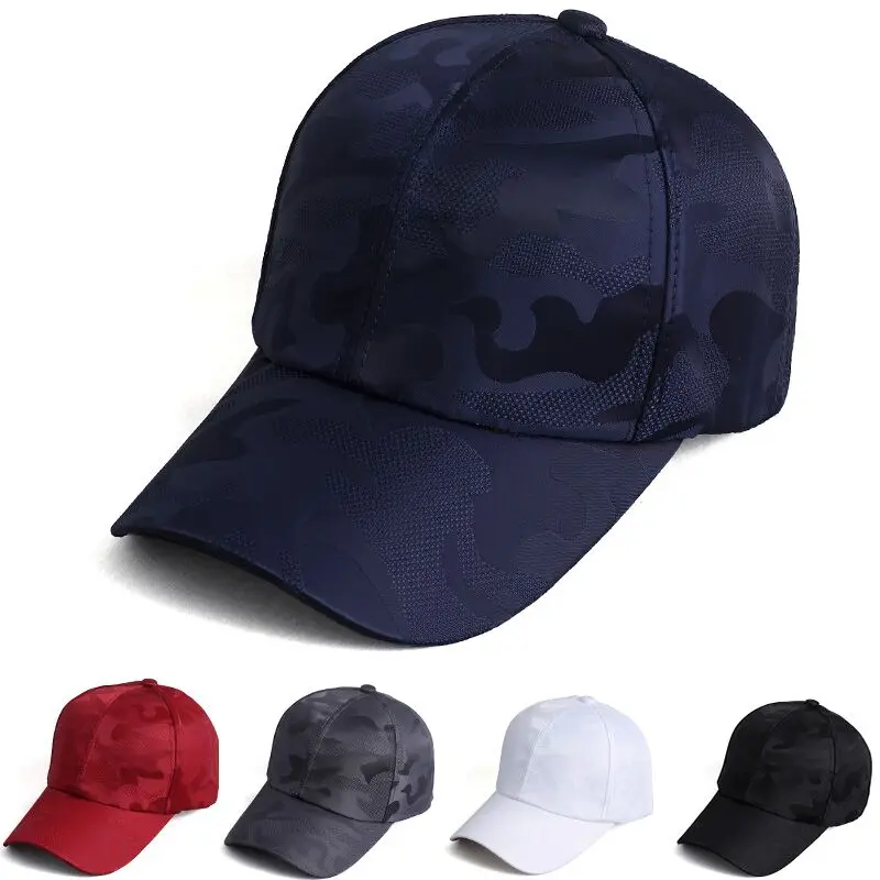 2018 Summer Mens Camouflage Camo Cap Cadet Casquette Desert Camo Hat Mesh Baseball Cap Hunting Fishing Blank Desert Hat